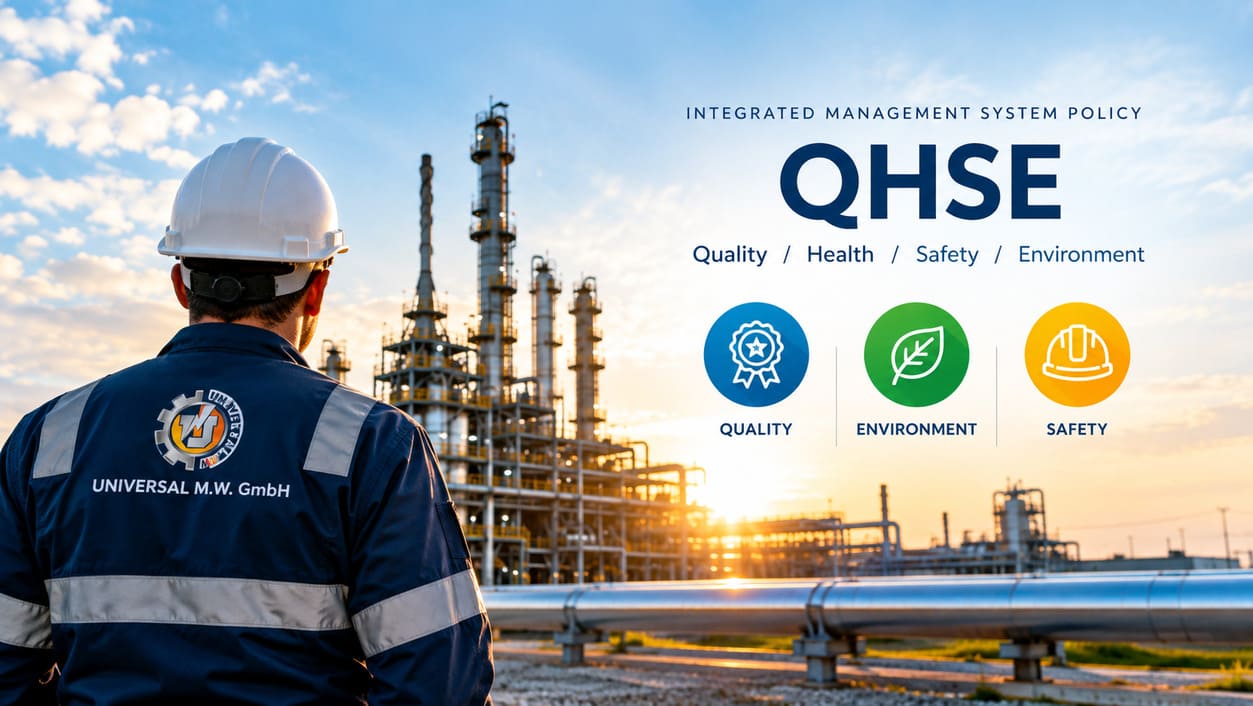 Universal MW QHSE Policy Universal MW QHSE policy for quality, health, safety and environment